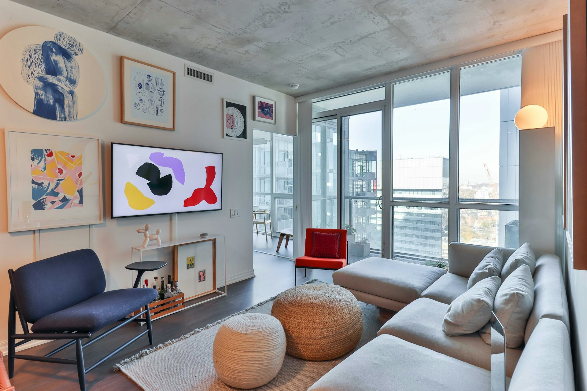 Modern home living room