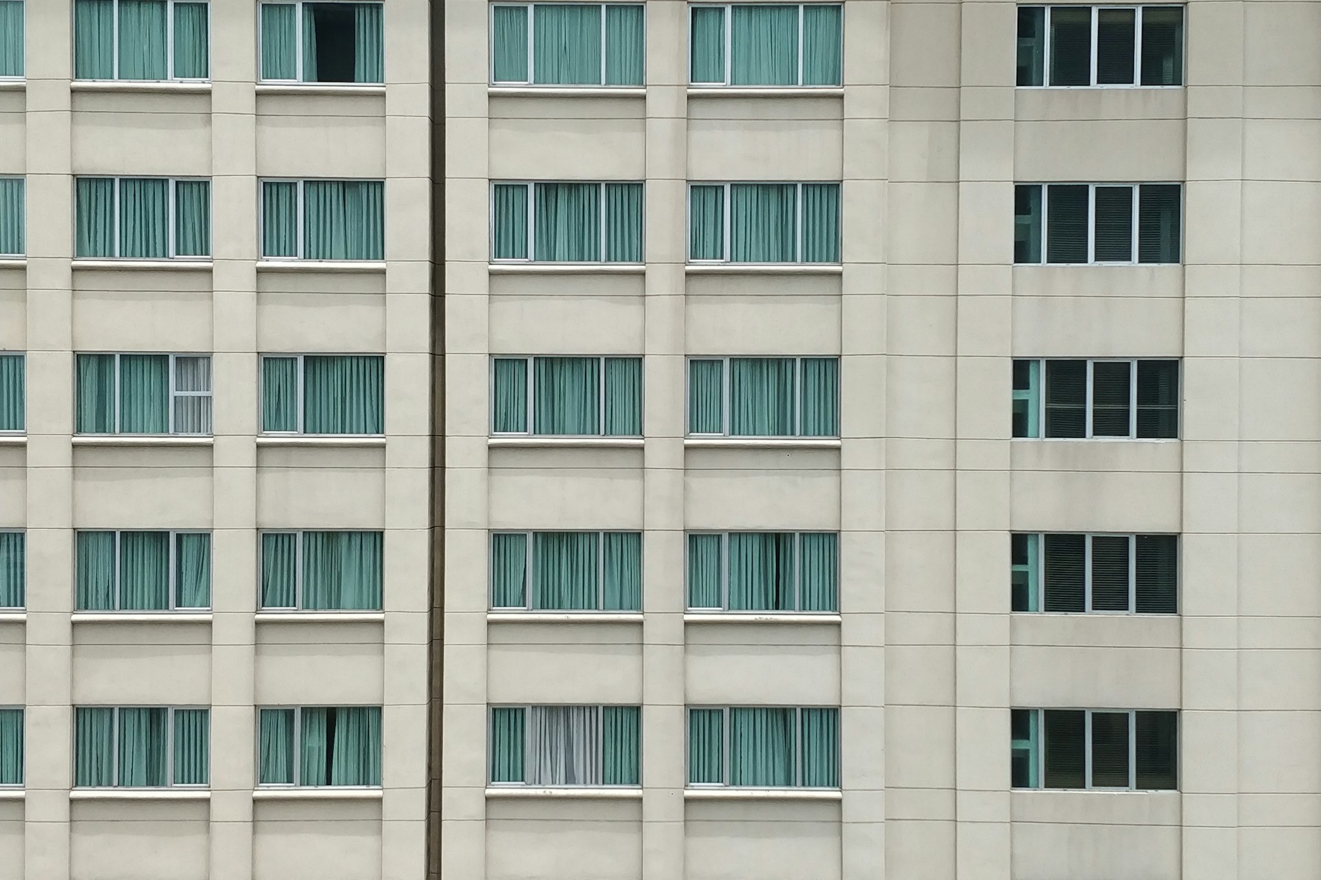 Residential building facade
