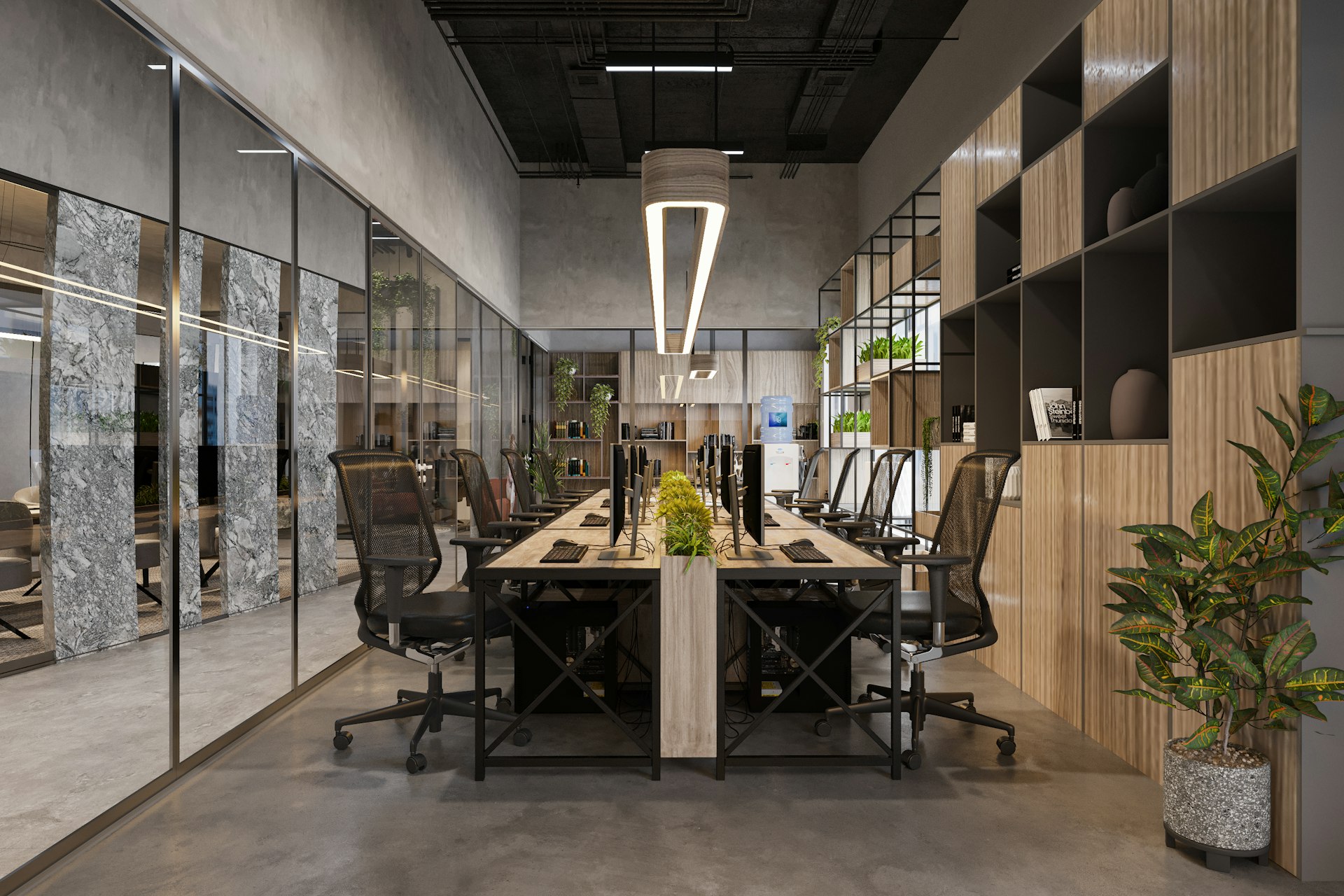 Modern ofis iç mekânı
