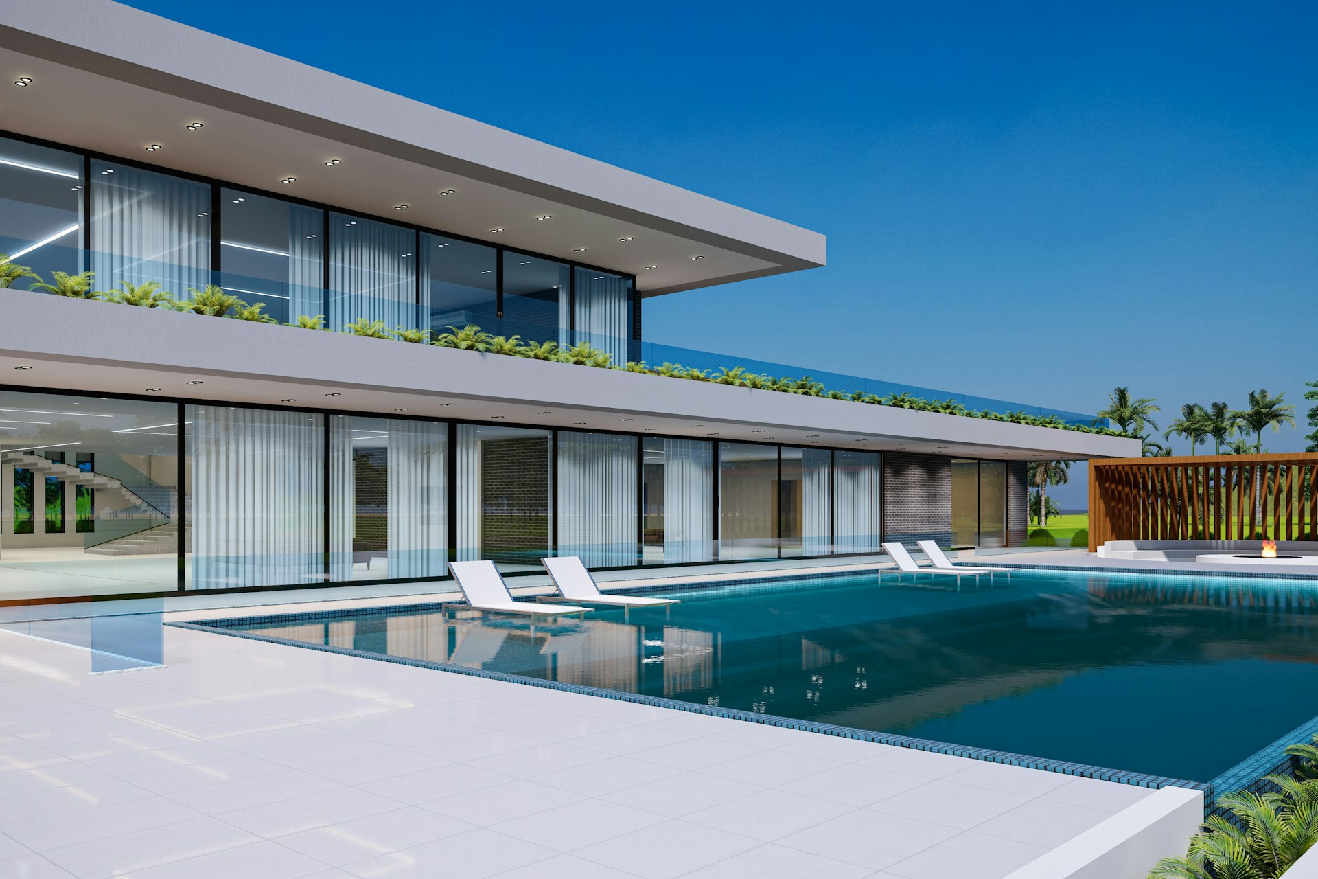 Holiday villa with a swimming pool