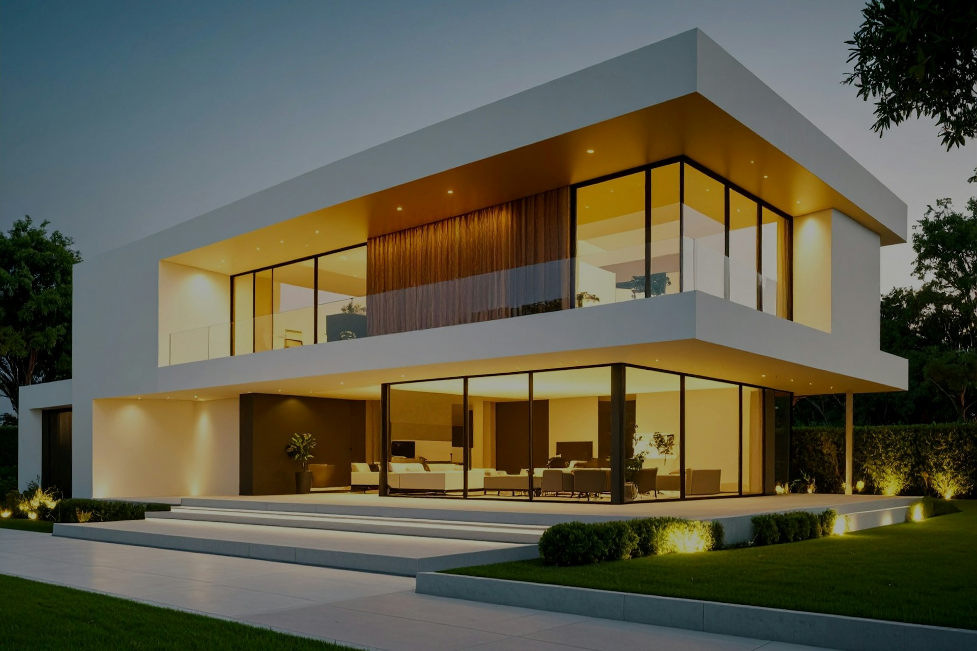 Modern villa exterior architecture