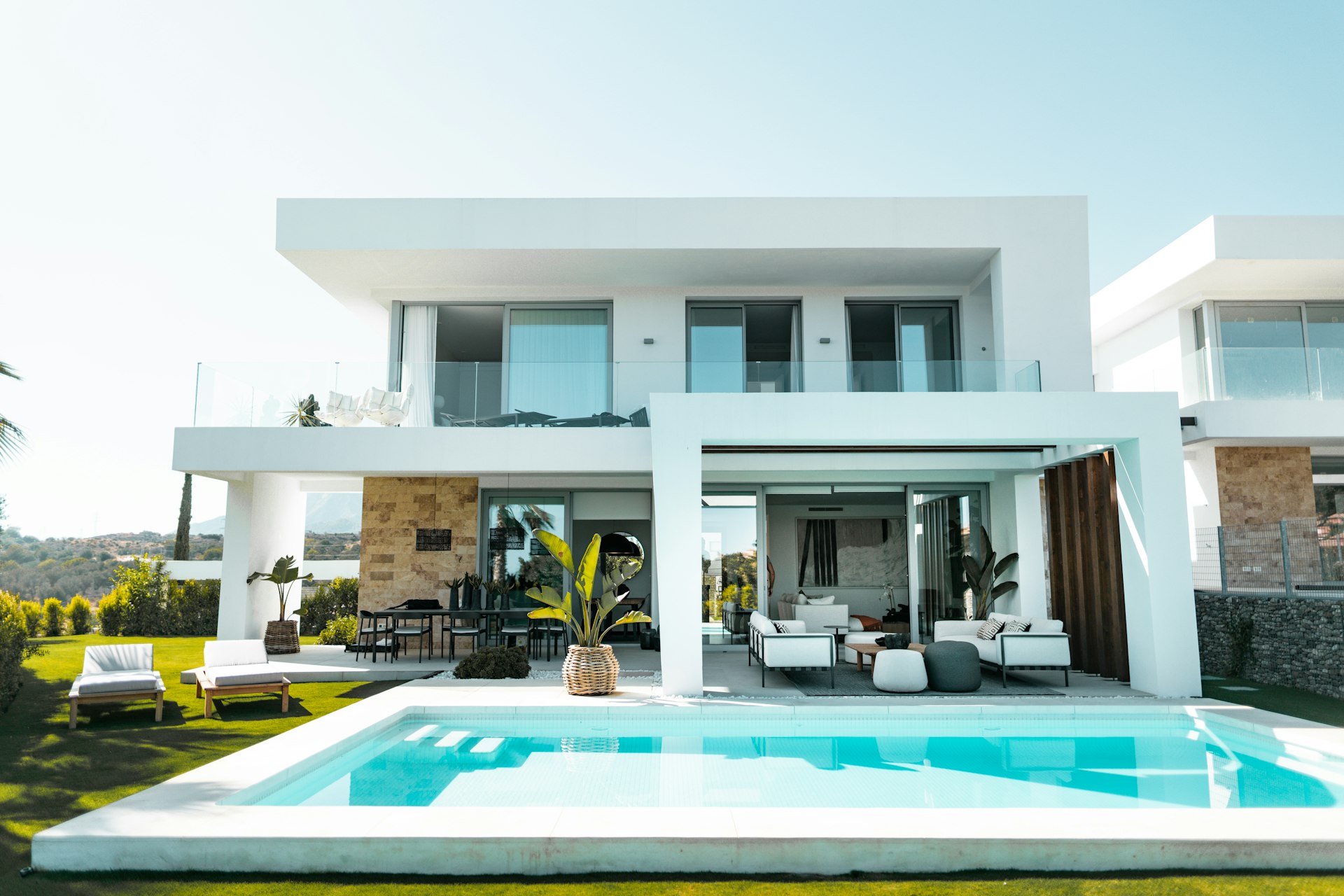 Modern villa dış cephe mimarisi